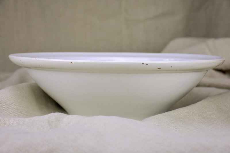 Antique French Sarreguemine ironstone bowl