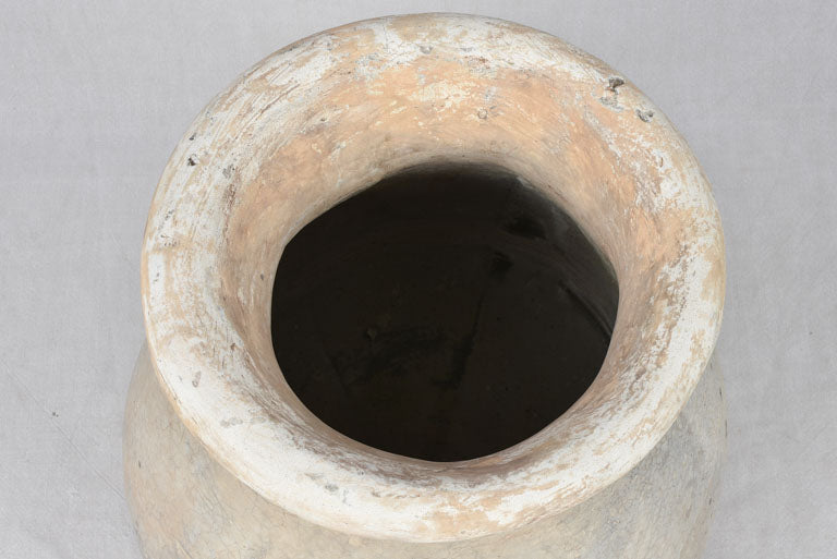 Antique Greek-cement olive jar