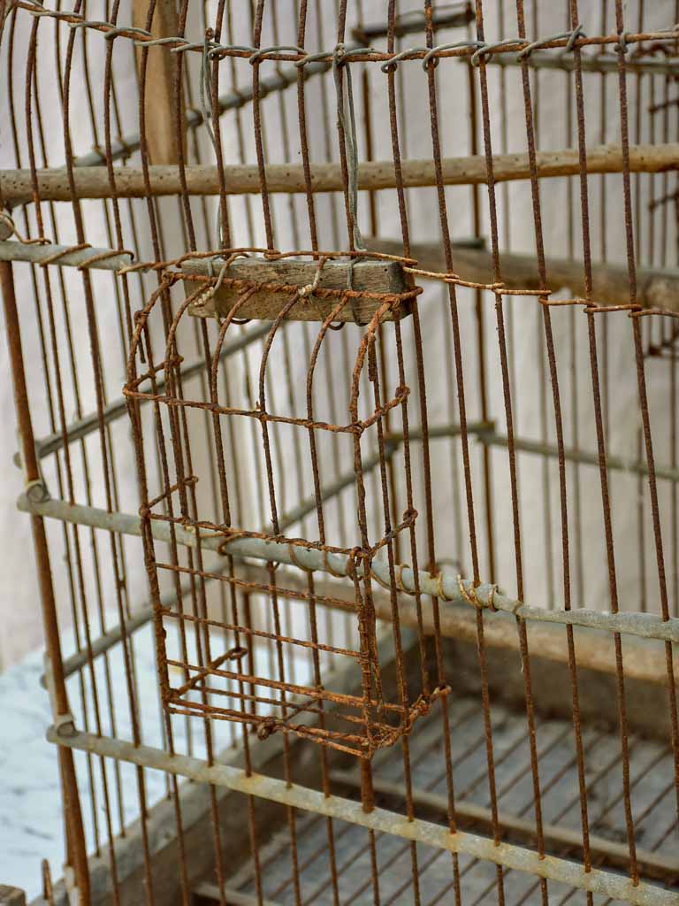 Large antique French birdcage