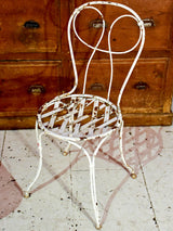 Provençal outdoor garden table and four chairs