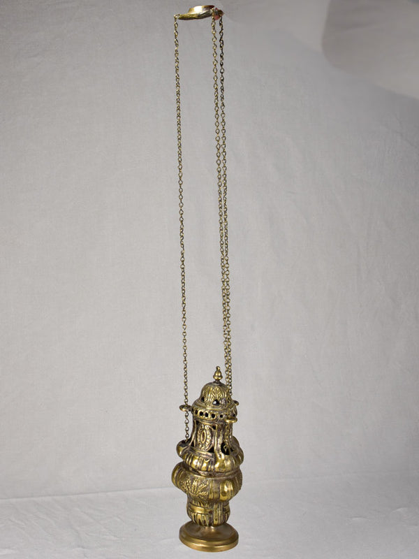 Louis XIV religious censer with wheat motifs