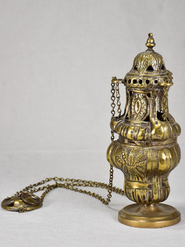Louis XIV religious censer with wheat motifs