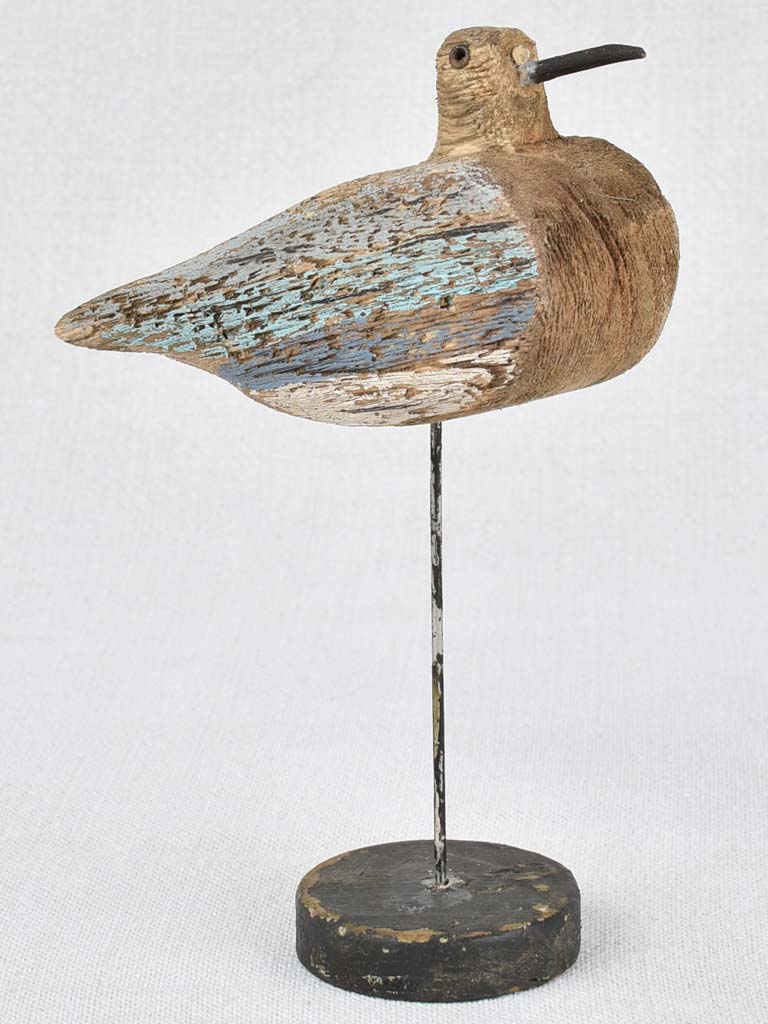 Bird sculpture (wooden), vintage 7½"
