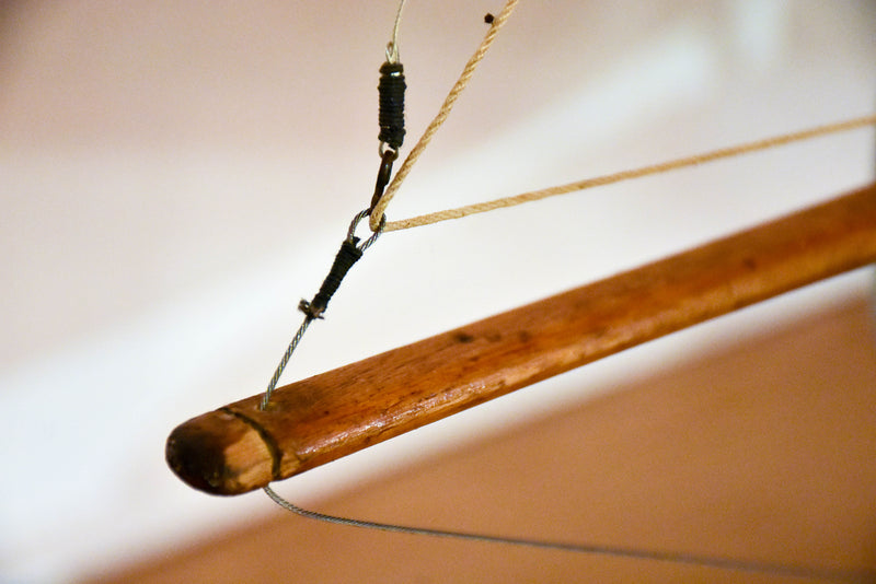 Late 18th century model boat - branded Quimper