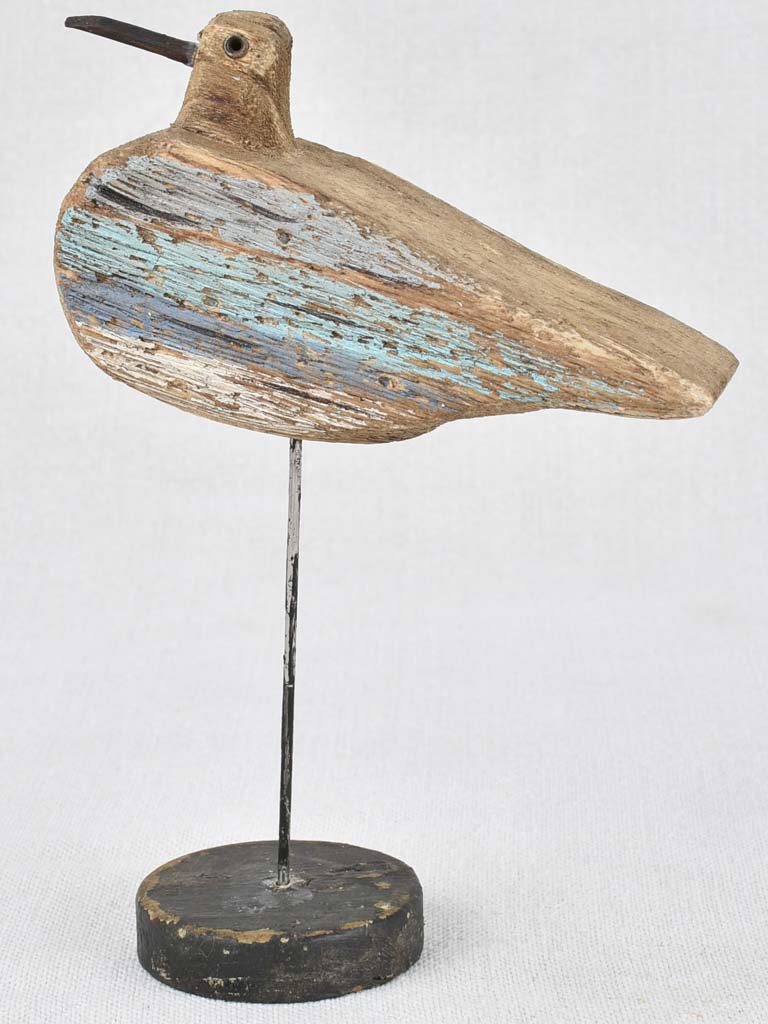Bird sculpture (wooden), vintage 7½"