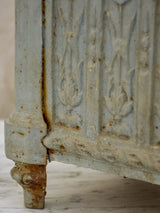 Small antique French cast iron planter