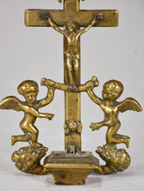 Louis XIV bronze benetier for holy water 6¾"