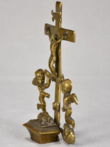 Louis XIV bronze benetier for holy water 6¾"