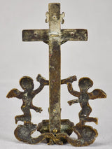 Louis XIV bronze benetier for holy water 6¾"