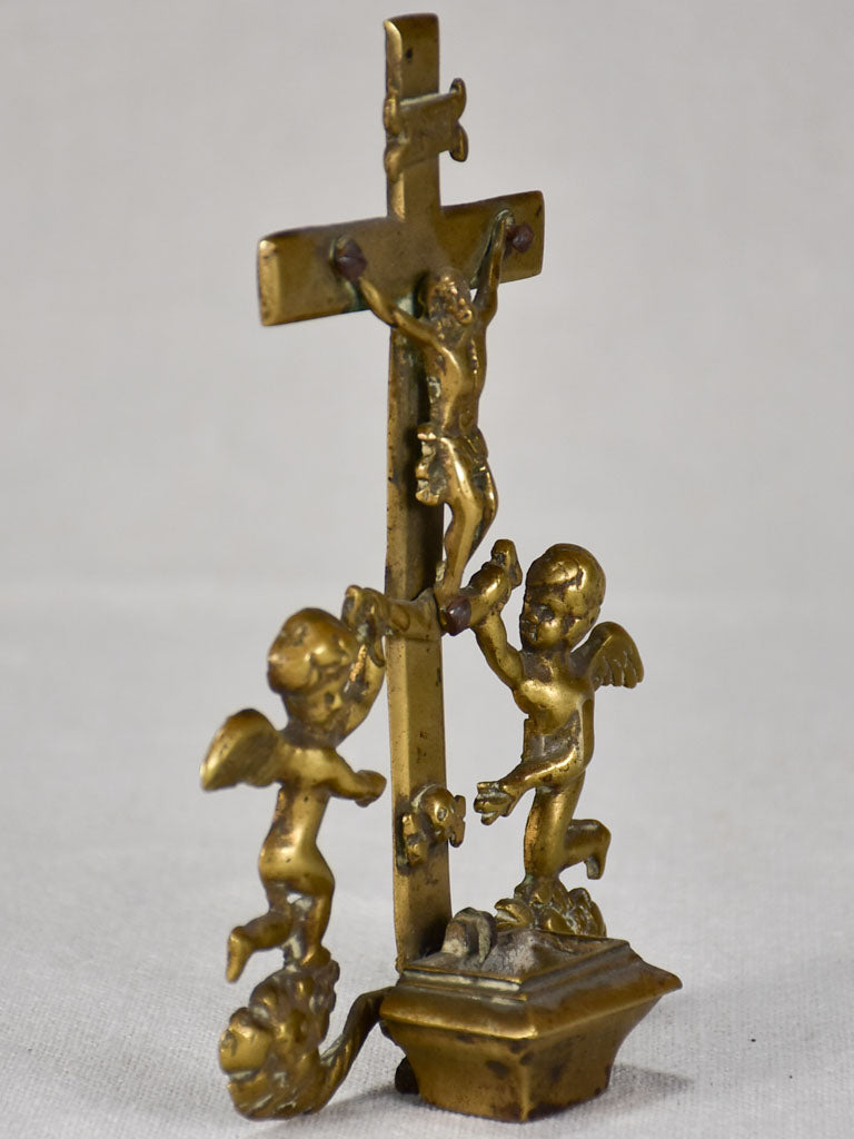 Historical Bronze Benetier for Holy Water