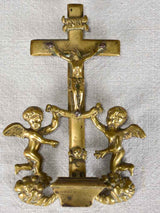 Louis XIV bronze benetier for holy water 6¾"