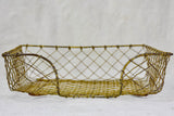 Mid century iron waste paper basket and in-tray