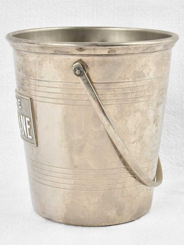 Small 1930's ice bucket - De Castellane 6"
