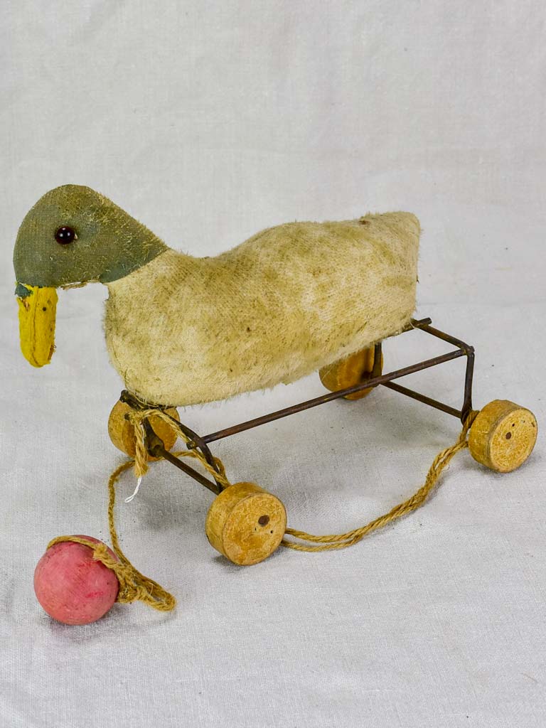1930's French pull toy - duck