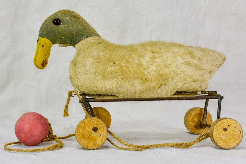 1930's French pull toy - duck