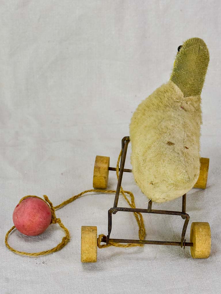 1930's French pull toy - duck