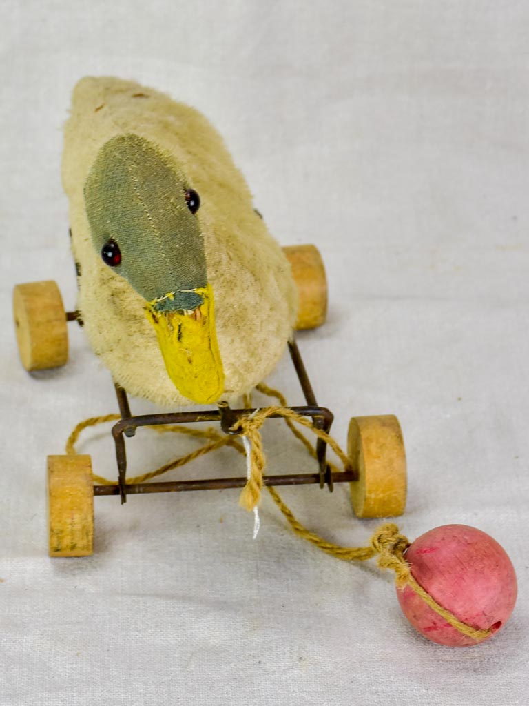 1930's French pull toy - duck