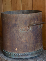 19th century French zinc tub