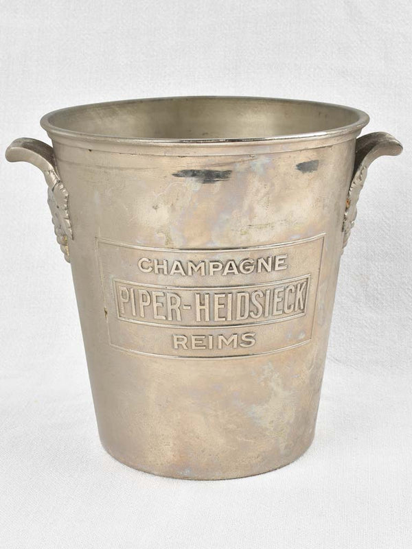 1930's Champagne bucket - Piper Heidsieck 8¼"