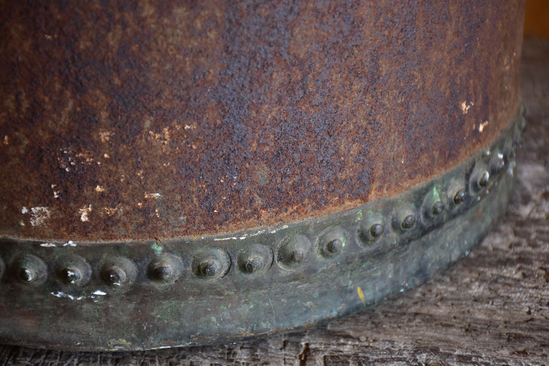 19th century French zinc tub