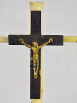 Rustic Mid-Century Christ on Cross Sculpture