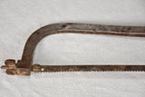 Antique French military surgical saw