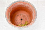 Mid century Castelnaudary style flower pot with two handles
