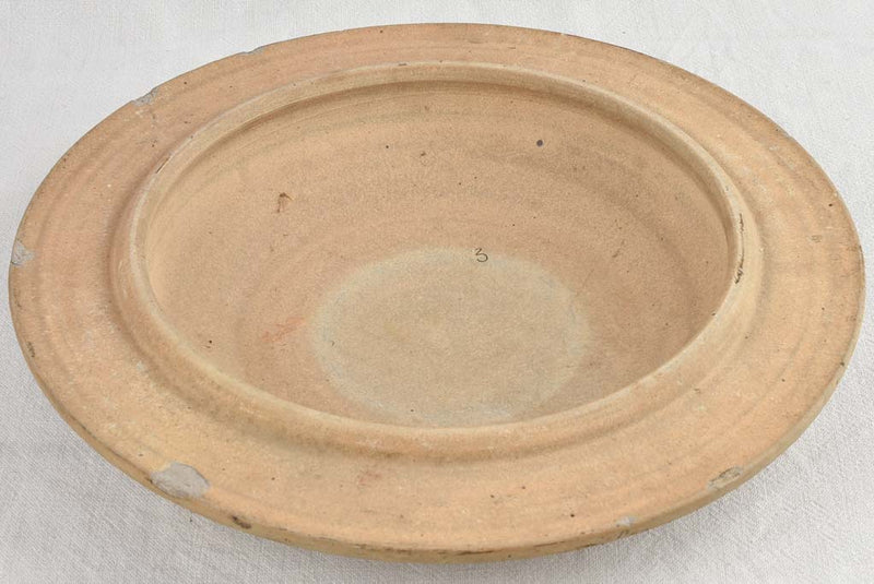 Large Stoneware Pot with lid (4 Handles) 22"