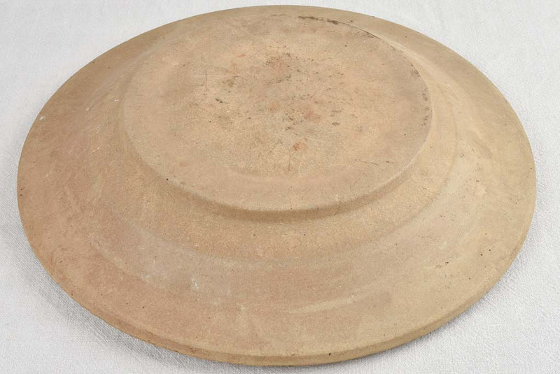 Large Stoneware Pot with lid (4 Handles) 22"