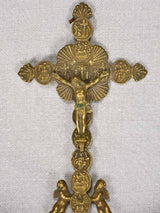 18th century bronze and porcelain benetier for holy water