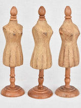 3 miniature mannequins (necklace supports) 12¼"
