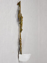 18th century bronze and porcelain benetier for holy water