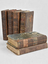 Six small hardcover books, 18th and 19th century