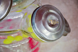 Lot of three 19th century lolly-shop canisters