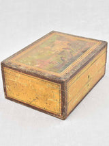 French collectible box with front drawer