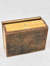 Precious 1800's hand painted storage box