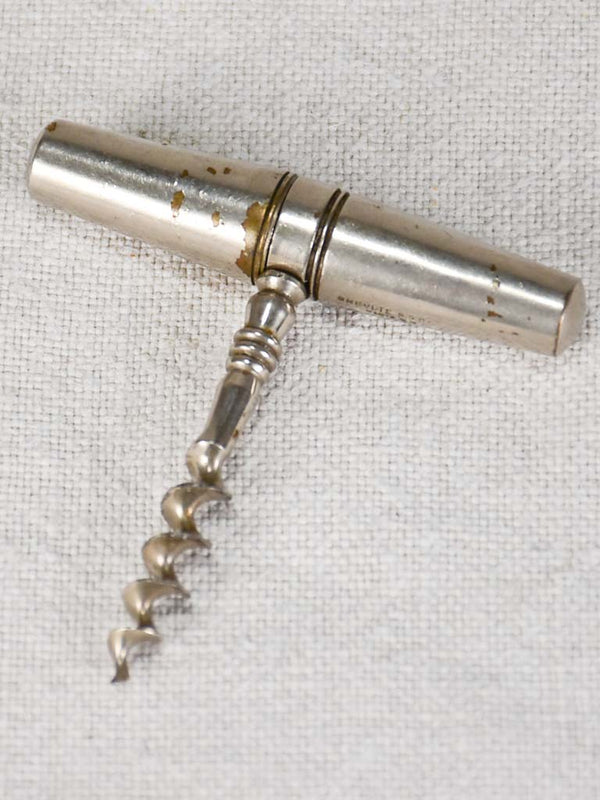Antique brass finished travel bottle opener