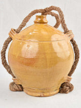 Yellow Conscience Jug with Rope 10¼"