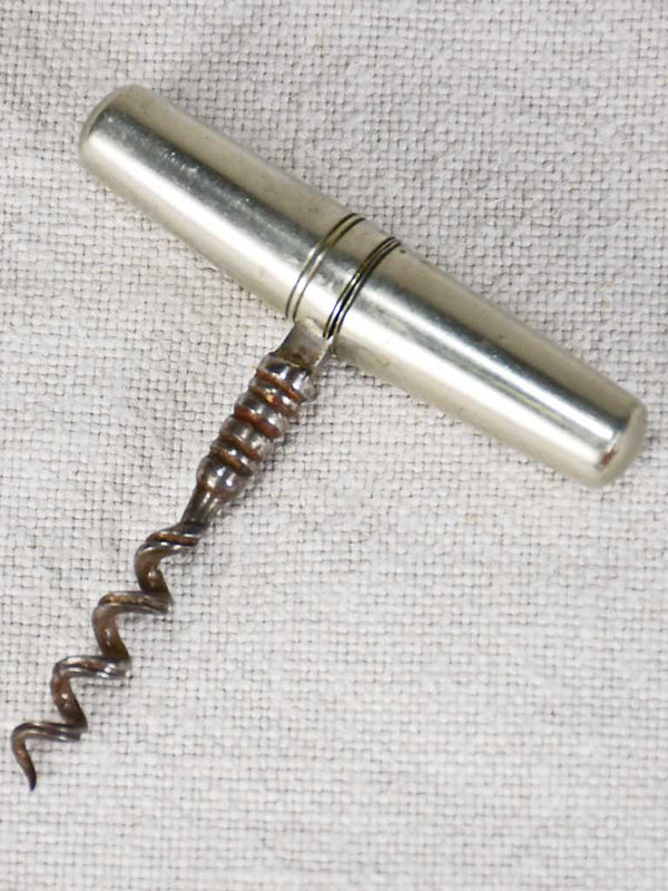 Antique compact bronze travel bottle opener