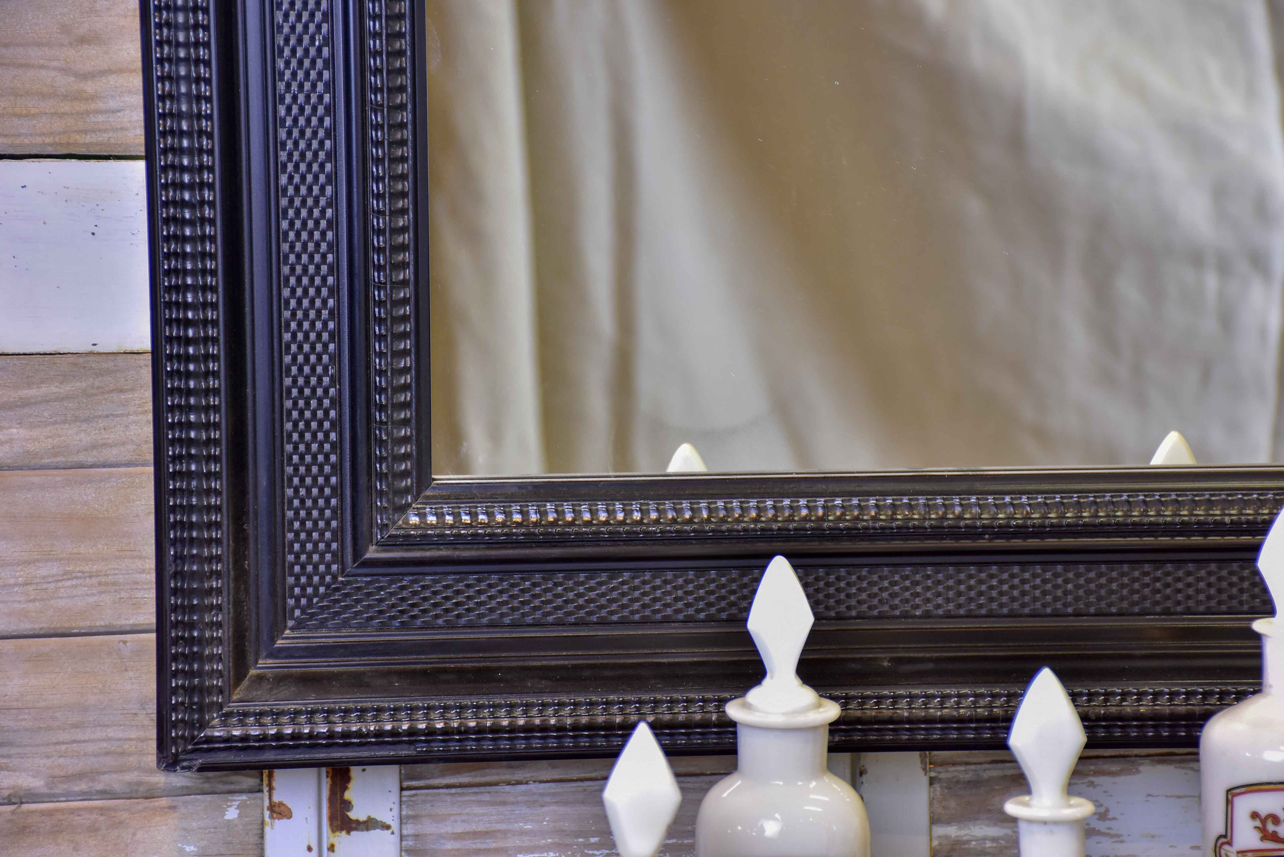 Mid-century French mirror from a bistro 37 ½'' x 47 ¼''