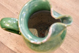 Antique French water jug and dish from Cliousclat, France
