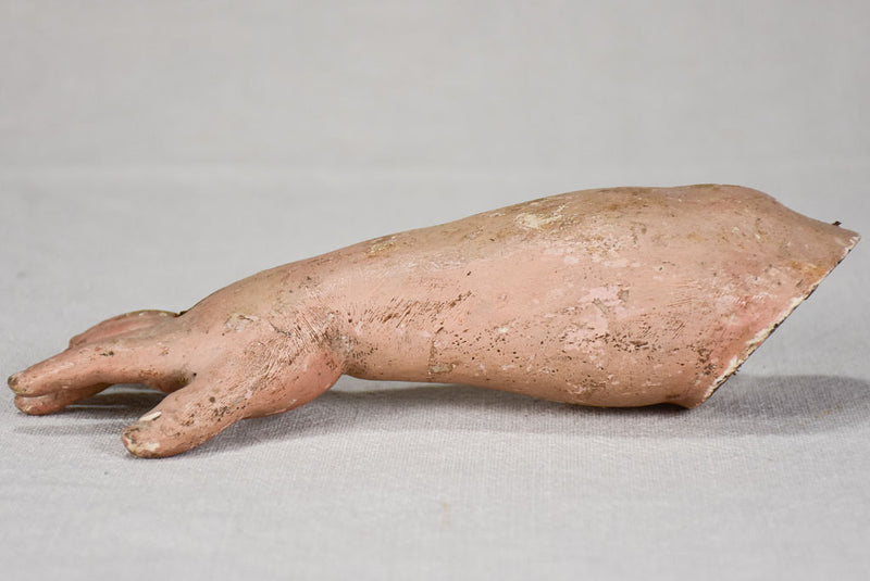 Louis XIV salvaged religious sculpture - cherub's arm 9½"