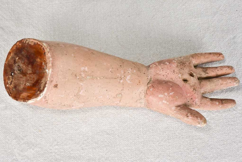 Louis XIV salvaged religious sculpture - cherub's arm 9½"