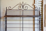 Rare pair of French boulangerie display shelves