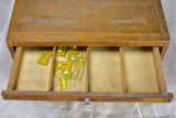 Vintage set of Dentist's drawers for prosthetic teeth