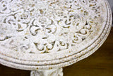 19th Century English cast iron garden table - round