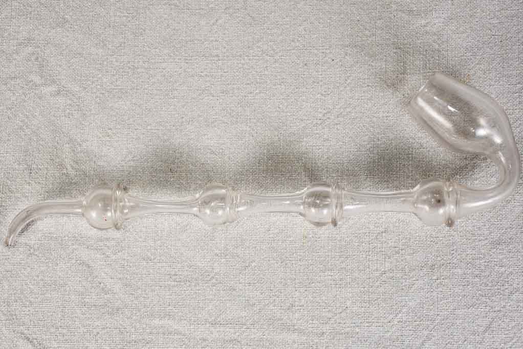 Elegant period piece glass pipe