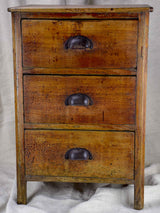 Rustic antique French nightstand