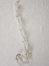 Early 20th-century master glass maker's pipe 13"