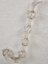 Early 20th-century master glass maker's pipe 13"